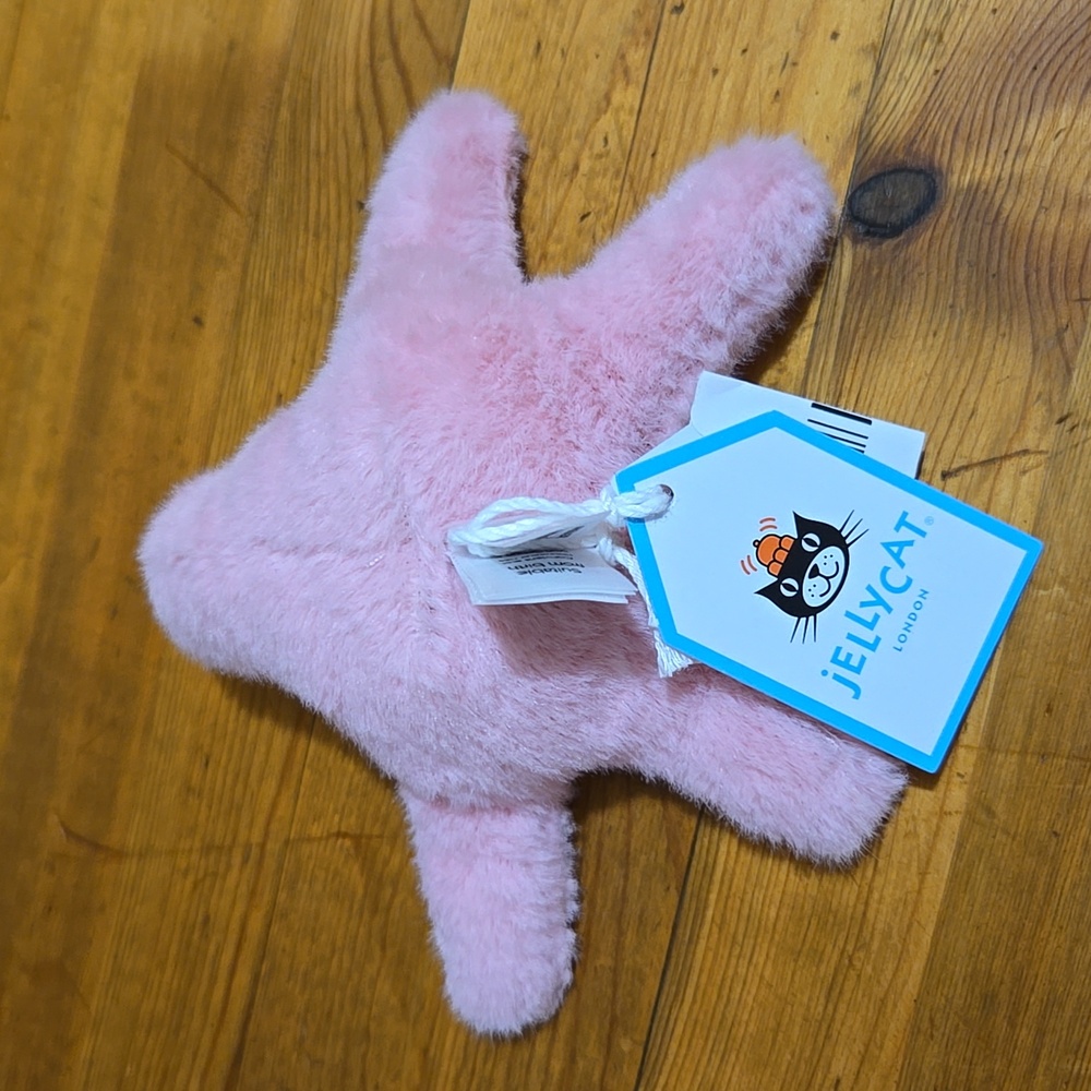Jellycat Fluffy Starfish 4" Soft & Plush NWT - Picture 5 of 6